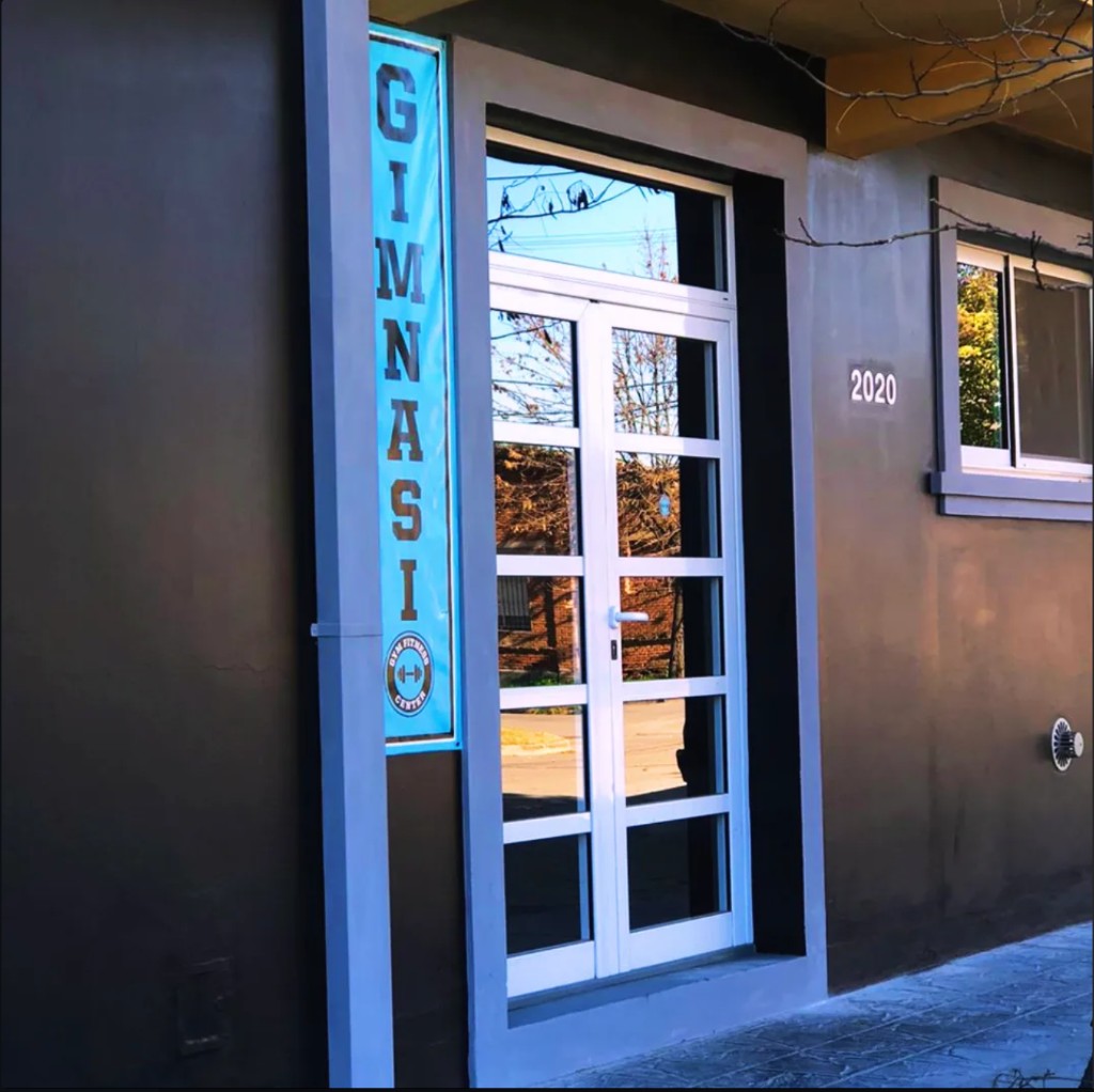 Gym Fitness Center entrance