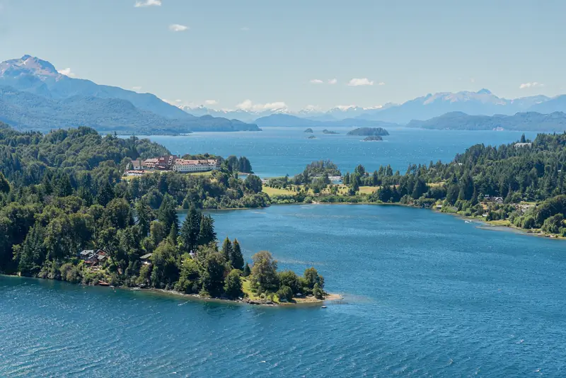 Nahuel Huapi lake and mountain landscape
